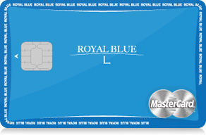 Royal Blue L Card